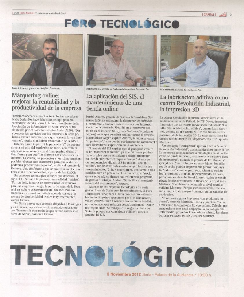 Foro Tecnológico Soria - El Periódico de Castilla y León
